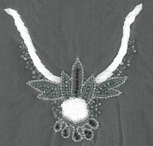 INDIAN CRYSTAL BEADED MOTIF (SOLD SINGULARLY) - IV